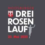 Logo Moosburger Drei-Rosen-Lauf 2025