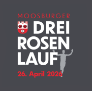 Logo Moosburger Drei-Rosen-Lauf 2026